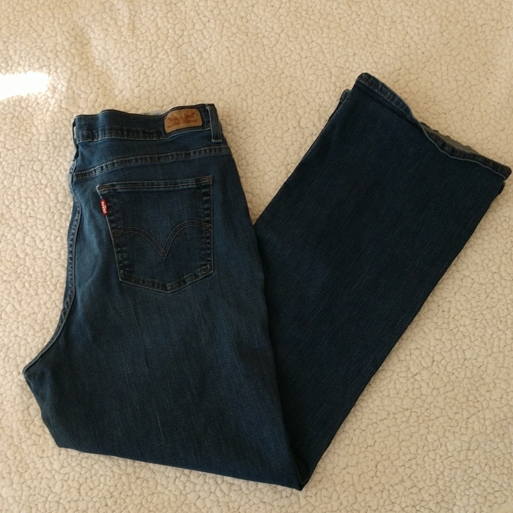 Levi's 512 Perfectly Slimming Boot Cut Jeans Size 16